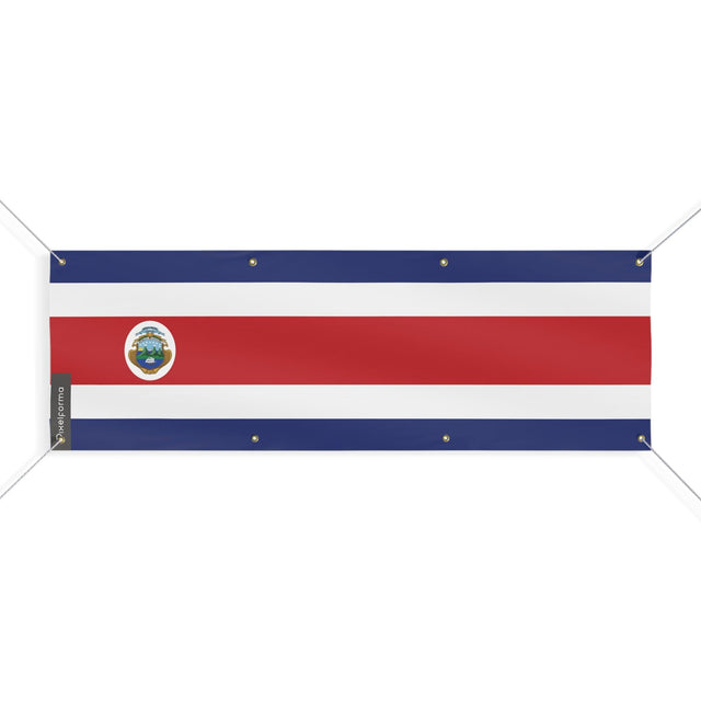Drapeau du Costa Rica 8 Oeillets en plusieurs tailles - Pixelforma 