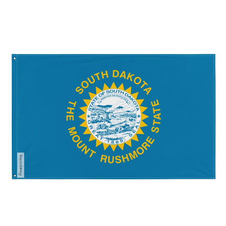 Drapeau du Dakota du Sud en plusieurs tailles 100 % polyester Imprimer avec Double ourlet - Pixelforma 