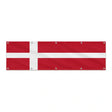 Drapeau du Danemark grand format XL en polyester avec dix œillets