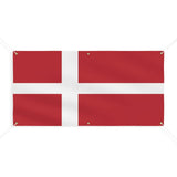 Drapeau du danemark 6 oeillets en plusieurs tailles (m) - pixelforma