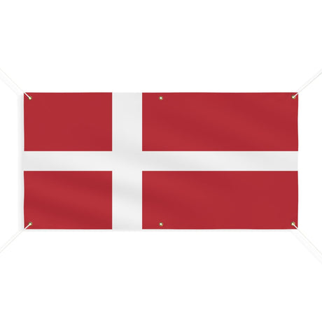 Drapeau du Danemark 6 Oeillets en plusieurs tailles - Pixelforma