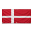 Drapeau danemark polyester résistant usage extérieur