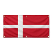 Drapeau danemark polyester résistant usage extérieur