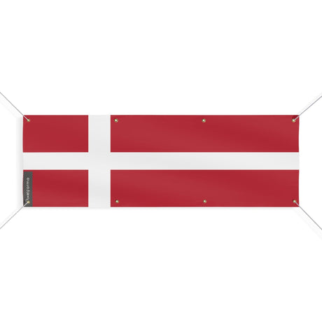 Drapeau du Danemark 8 Oeillets en plusieurs tailles - Pixelforma 