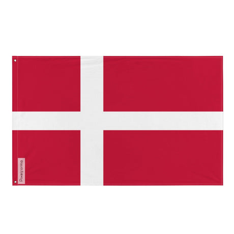 Drapeau du Danemark en plusieurs tailles 100 % polyester Imprimer avec Double ourlet - Pixelforma