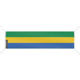 Gabon flag 10 eyelets in several sizes