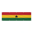 Drapeau du Ghana grand format XL en polyester avec dix œillets