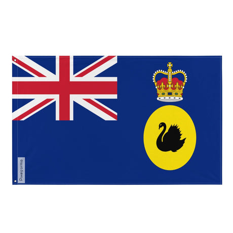Drapeau du Gouverneur d'Australie-Occidentale en plusieurs tailles 100 % polyester Imprimer avec Double ourlet - Pixelforma 