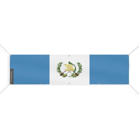 Drapeau du Guatemala 10 Oeillets en plusieurs tailles - Pixelforma 
