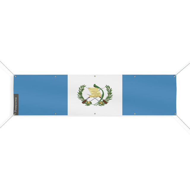 Drapeau du Guatemala 10 Oeillets en plusieurs tailles - Pixelforma 
