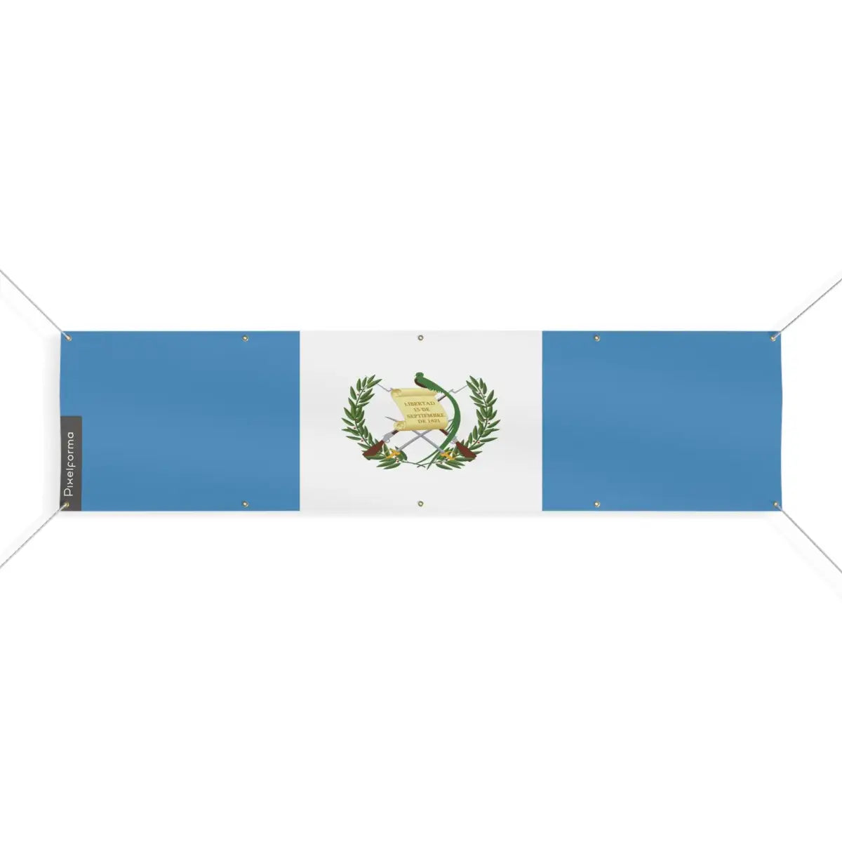 Drapeau du Guatemala 10 Oeillets en Plusieurs Tailles (XL) - Pixelforma 