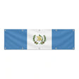 Drapeau du Guatemala grand format XL en polyester avec dix œillets