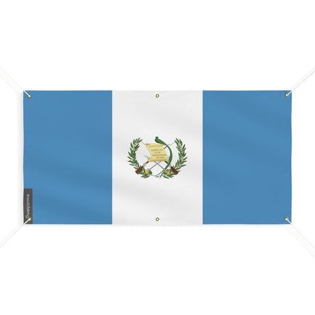 Drapeau du Guatemala 6 Oeillets en plusieurs tailles - Pixelforma 
