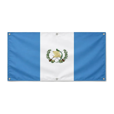 Drapeau guatemala polyester résistant avec œillets robustes