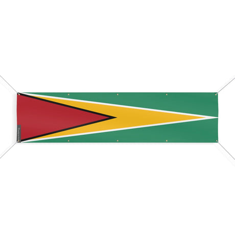 Drapeau du Guyana 10 Oeillets en plusieurs tailles - Pixelforma 