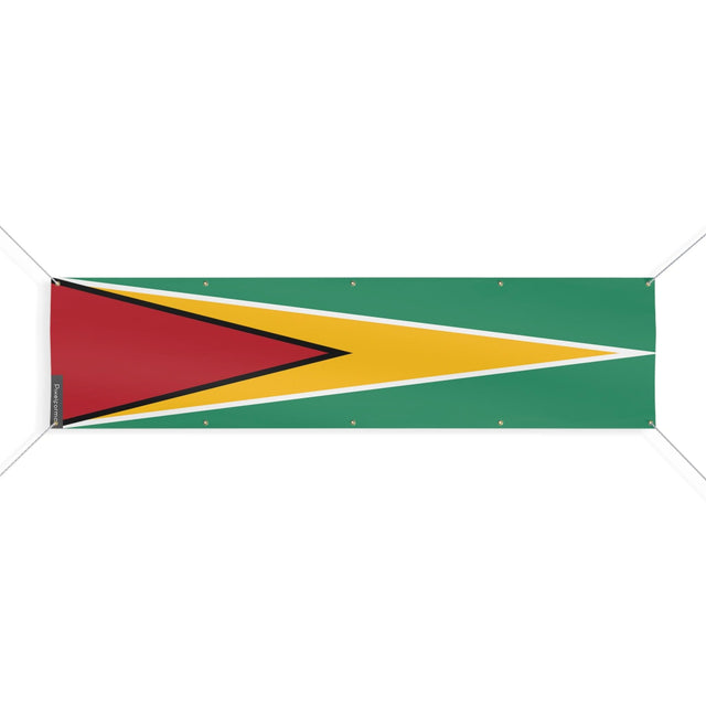 Drapeau du Guyana 10 Oeillets en plusieurs tailles - Pixelforma 