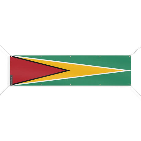 Drapeau du Guyana 10 Oeillets en Plusieurs Tailles (XL) - Pixelforma 