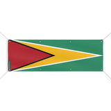 Drapeau du Guyana 8 Oeillets en plusieurs tailles - Pixelforma 