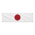 Drapeau du Japon grand format XL en polyester avec dix œillets