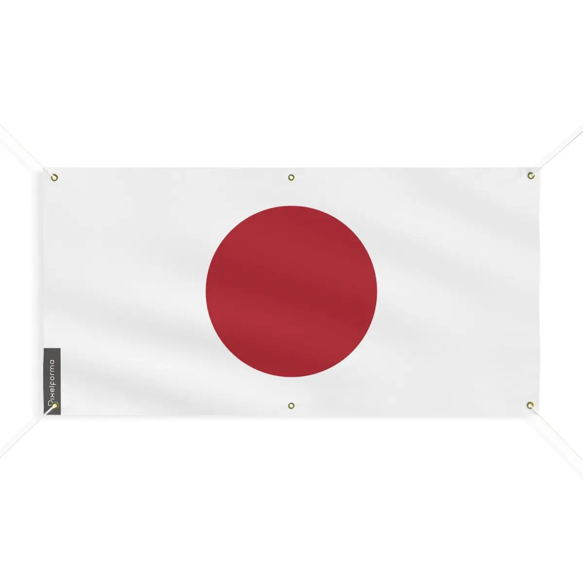 Drapeau du Japon 6 Oeillets en Plusieurs Tailles (M) - Pixelforma 