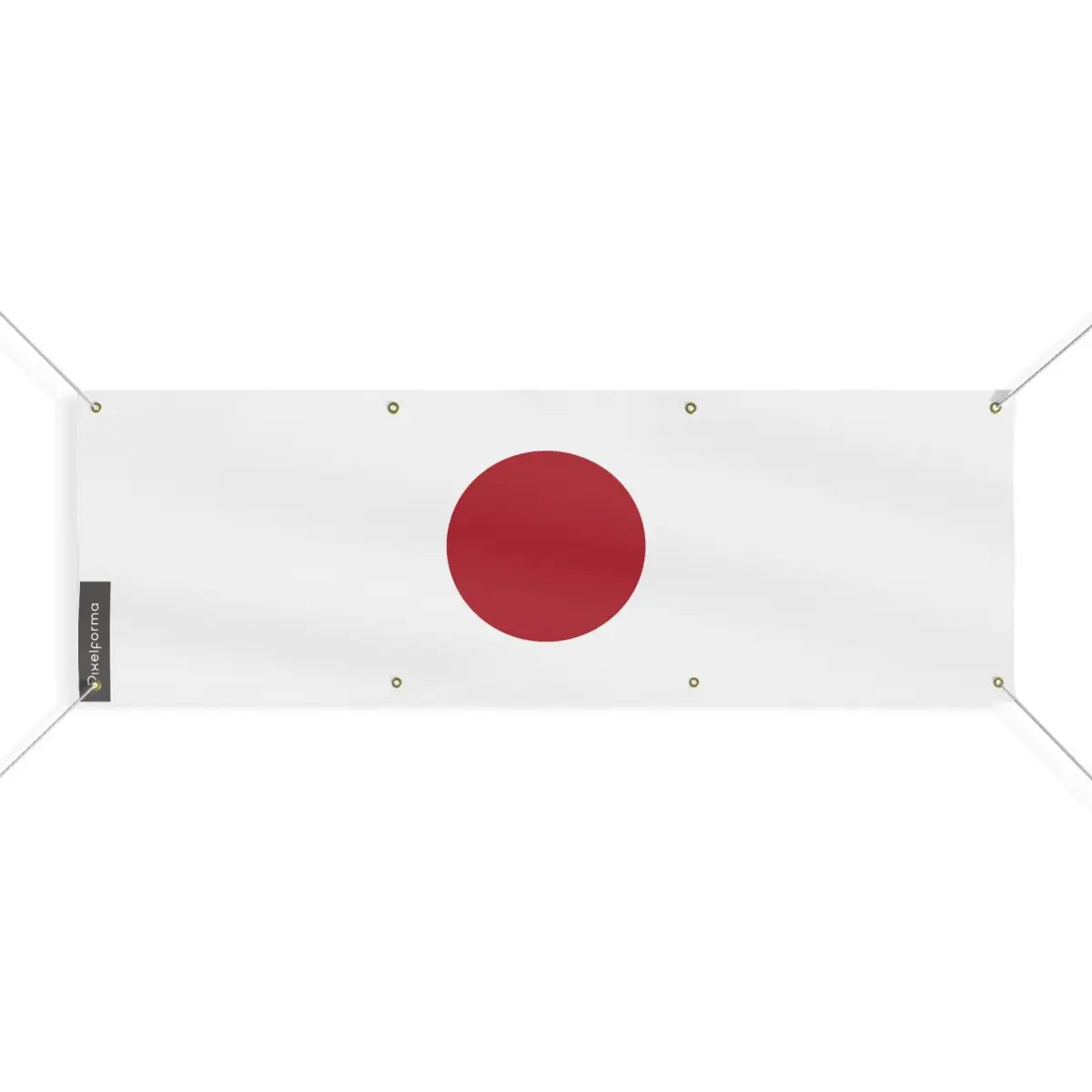 Drapeau du Japon 8 Oeillets en Plusieurs Tailles (L) - Pixelforma 