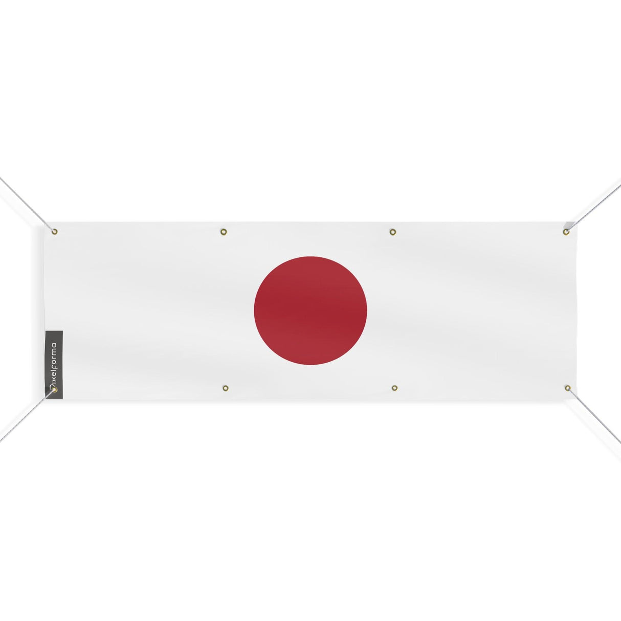 Drapeau du Japon 8 Oeillets en plusieurs tailles - Pixelforma