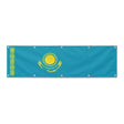 Drapeau du Kazakhstan grand format XL en polyester avec dix œillets