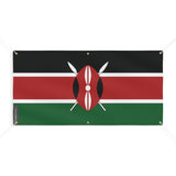 Drapeau du Kenya 6 Oeillets en plusieurs tailles - Pixelforma 