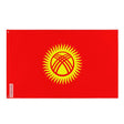 Drapeau du kirghizistan polyester résistant plusieurs modèles