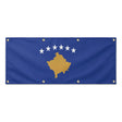 Drapeau kosovo polyester résistant aux intempéries œillets