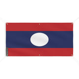 Drapeau du Laos 6 Oeillets en plusieurs tailles - Pixelforma