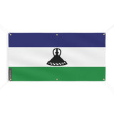 Drapeau du Lesotho 6 Oeillets en plusieurs tailles - Pixelforma