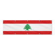 Drapeau du Liban grand format XL en polyester avec dix œillets