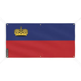 Drapeau du liechtenstein 6 oeillets en plusieurs tailles (m) - pixelforma