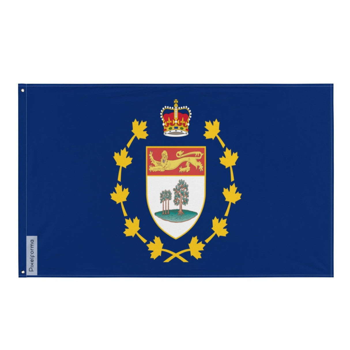 Drapeau du lieutenant-gouverneur de l'Île-du-Prince-Édouard en plusieurs tailles 100 % polyester Imprimer avec Double ourlet - Pixelforma 
