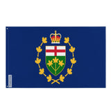 Drapeau du lieutenant-gouverneur de l'Ontario en plusieurs tailles 100 % polyester Imprimer avec Double ourlet - Pixelforma 