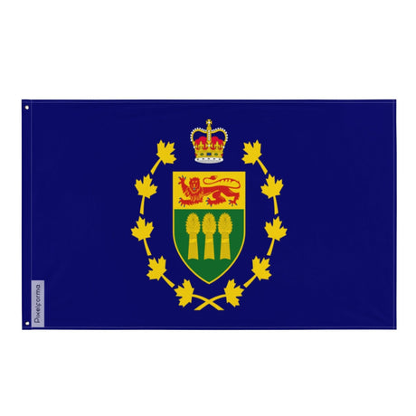 Drapeau du lieutenant-gouverneur de la Saskatchewan en plusieurs tailles 100 % polyester Imprimer avec Double ourlet - Pixelforma 