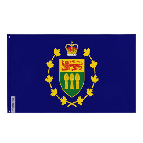 Drapeau du lieutenant-gouverneur de la Saskatchewan en plusieurs tailles 100 % polyester Imprimer avec Double ourlet - Pixelforma