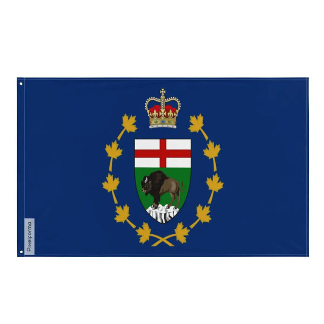 Drapeau du lieutenant-gouverneur du Manitoba Plusieurs Tailles en Polyester - Pixelforma 