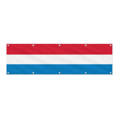 Drapeau du Luxembourg grand format XL en polyester avec dix œillets