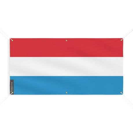 Drapeau du Luxembourg 6 Oeillets en plusieurs tailles - Pixelforma 