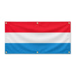 Drapeau luxembourg polyester résistant aux intempéries