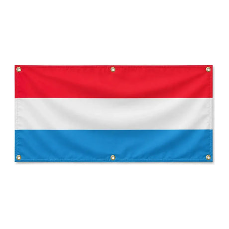 Drapeau luxembourg polyester résistant aux intempéries