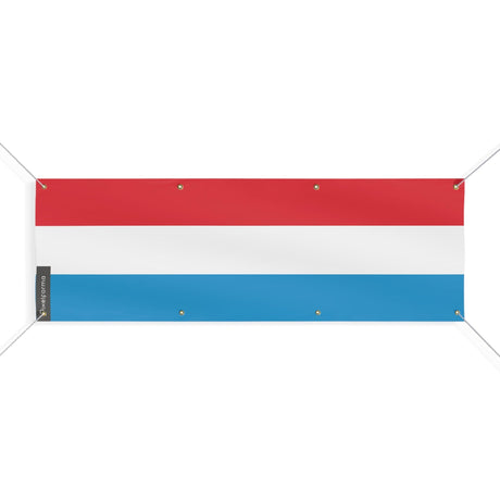 Drapeau du Luxembourg 8 Oeillets en plusieurs tailles - Pixelforma 