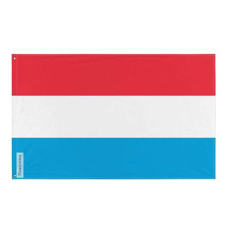 Drapeau du Luxembourg en plusieurs tailles 100 % polyester Imprimer avec Double ourlet - Pixelforma