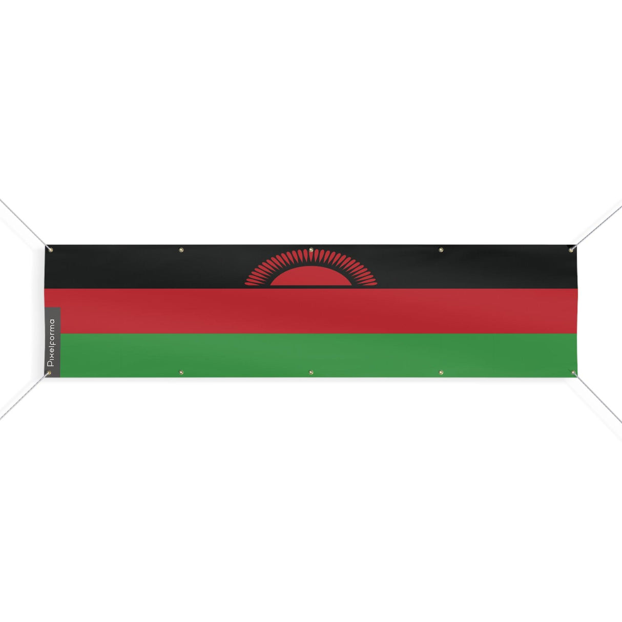 Malawi Flag 10 Eyelets in Multiple Sizes