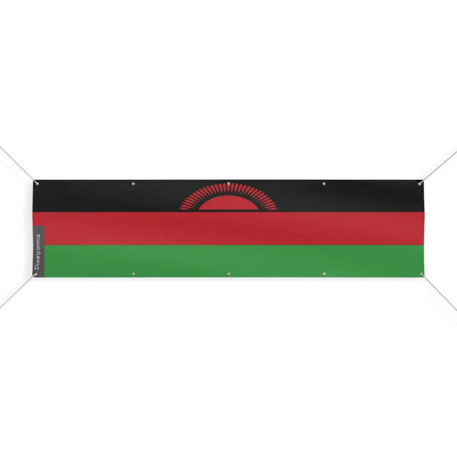 Drapeau du Malawi 10 Oeillets en Plusieurs Tailles (XL) - Pixelforma 