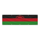 Drapeau du Malawi grand format XL en polyester avec dix œillets