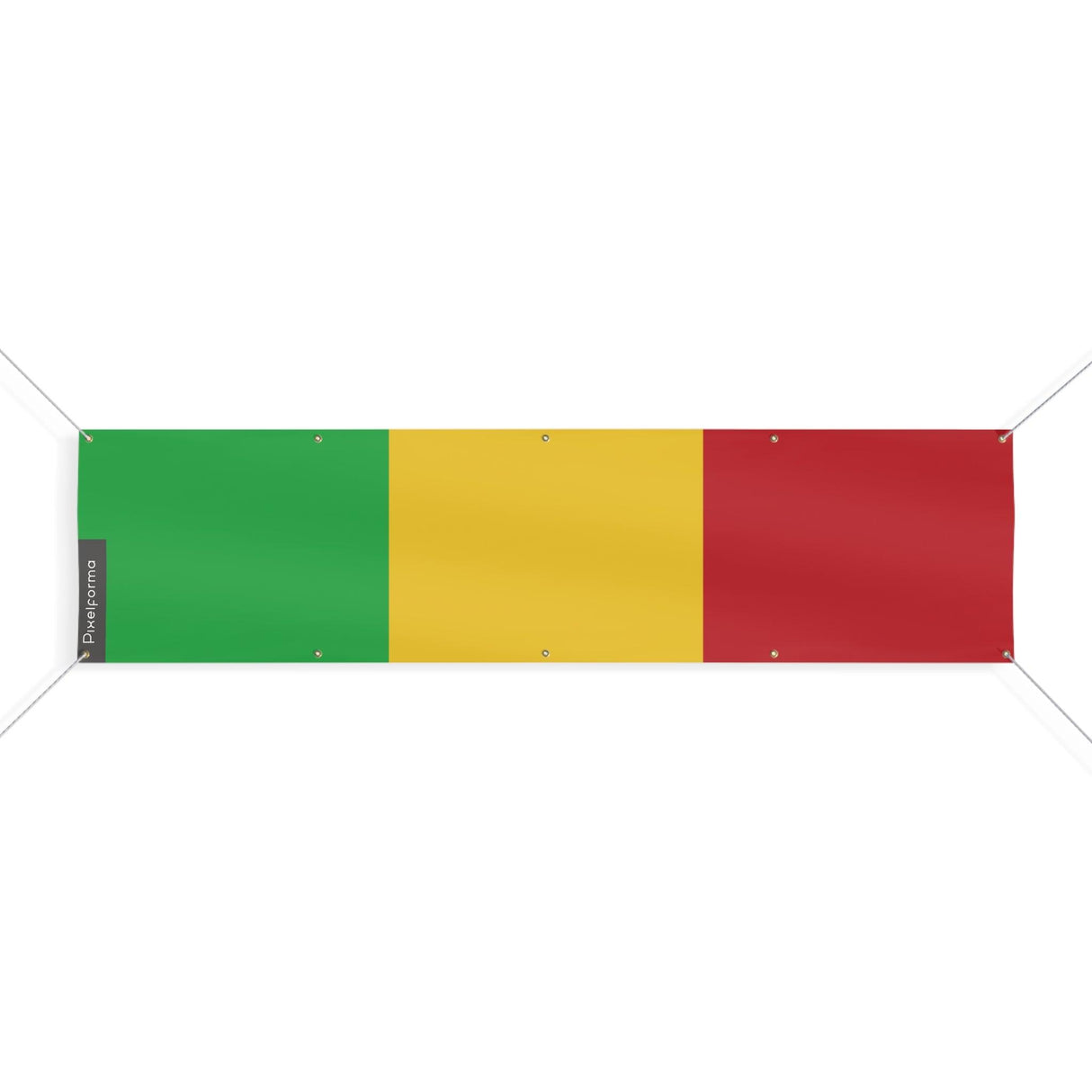 Flag of Mali 10 Eyelets in several sizes