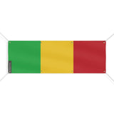 Drapeau du mali 8 oeillets en plusieurs tailles (l) - pixelforma